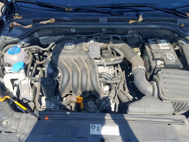 3VW2K7AJ7CM320885 - 2012 VOLKSWAGEN JETTA BASE GRAY photo 7