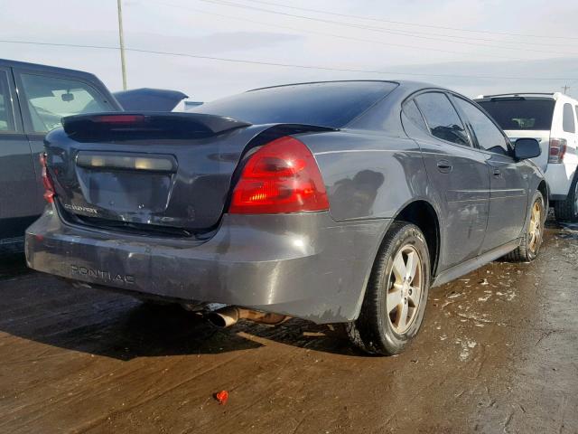 2G2WP552381142005 - 2008 PONTIAC GRAND PRIX Графитовый фото 4