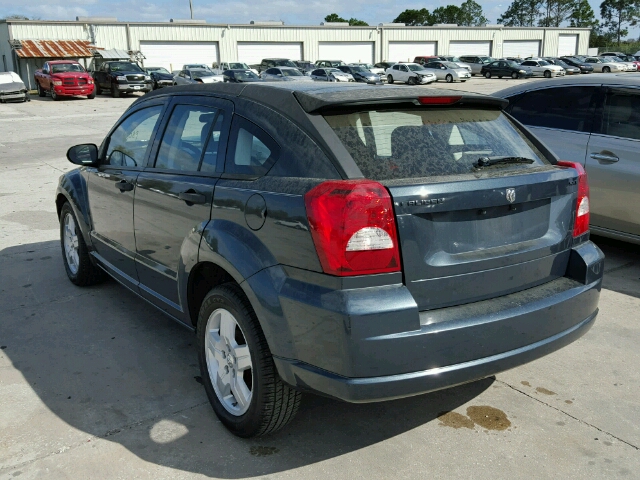 1B3HB48B58D702170 - 2008 DODGE CALIBER SX BLUE photo 3