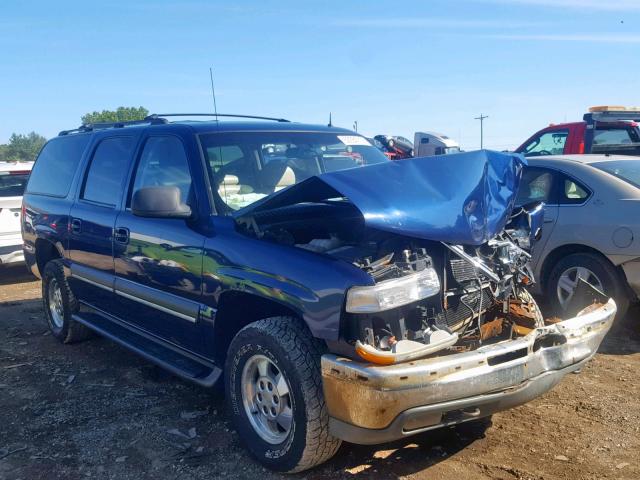 1GNFK16ZX2J206611 - 2002 CHEVROLET SUBURBAN K BLUE photo 1