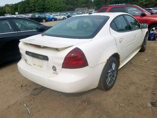 2G2WR544951164910 - 2005 PONTIAC GRAND PRIX WHITE photo 4