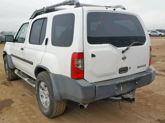 5N1ED28Y2YC529262 - 2000 NISSAN XTERRA XE WHITE photo 3