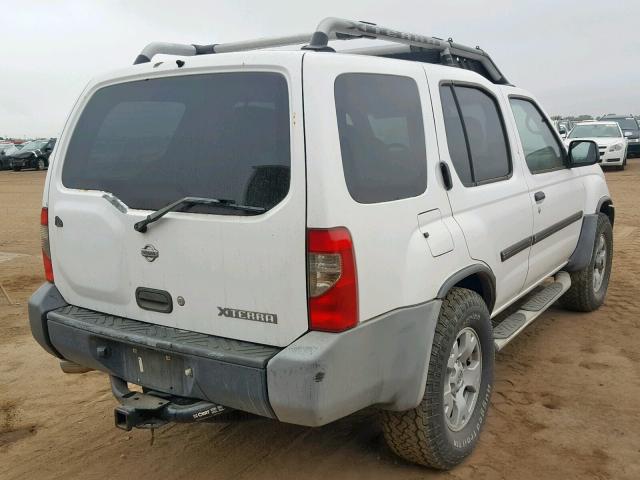 5N1ED28Y2YC529262 - 2000 NISSAN XTERRA XE WHITE photo 4