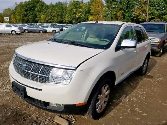 2LMDU88C07BJ25219 - 2007 LINCOLN MKX CREAM photo 2