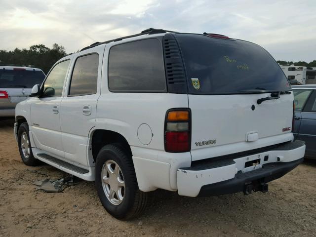 1GKEK63U74J247005 - 2004 GMC YUKON DENA WHITE photo 3