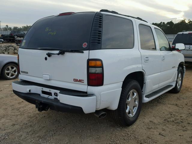 1GKEK63U74J247005 - 2004 GMC YUKON DENA WHITE photo 4