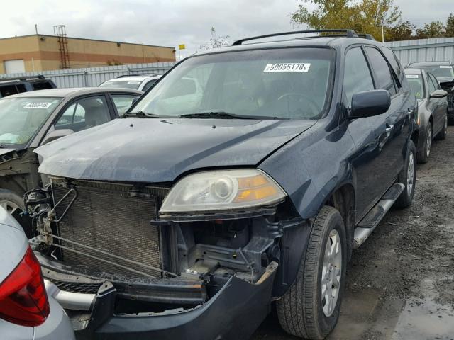 2HNYD189X5H000584 - 2005 ACURA MDX TOURIN GRAY photo 2