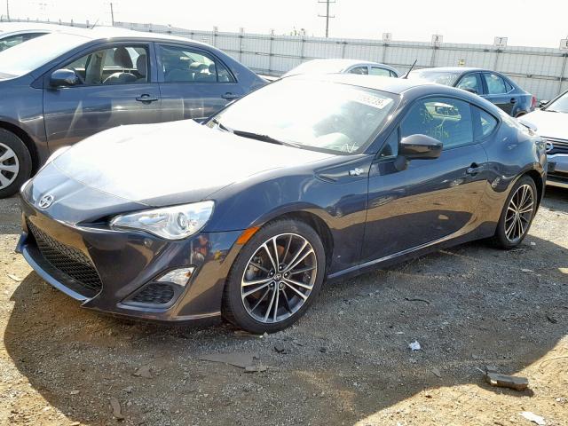 JF1ZNAA16D2720733 - 2013 TOYOTA SCION FR-S GRAY photo 2