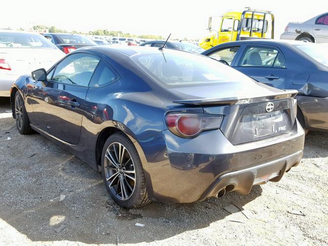 JF1ZNAA16D2720733 - 2013 TOYOTA SCION FR-S GRAY photo 3