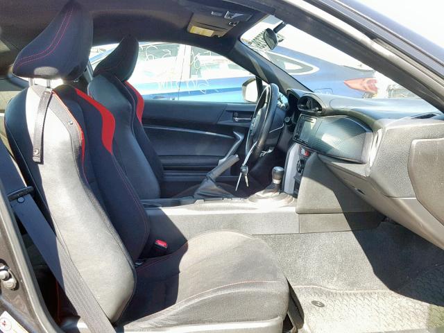 JF1ZNAA16D2720733 - 2013 TOYOTA SCION FR-S GRAY photo 5