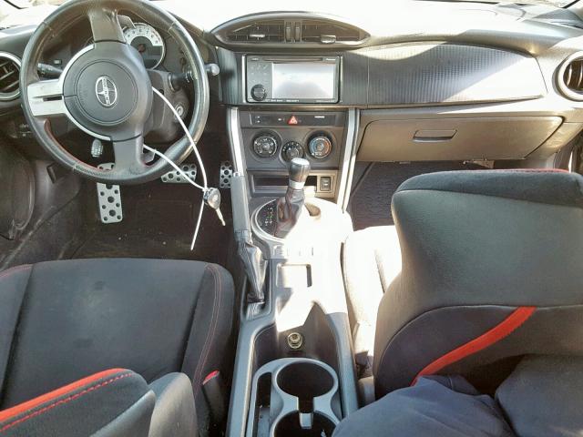 JF1ZNAA16D2720733 - 2013 TOYOTA SCION FR-S GRAY photo 9