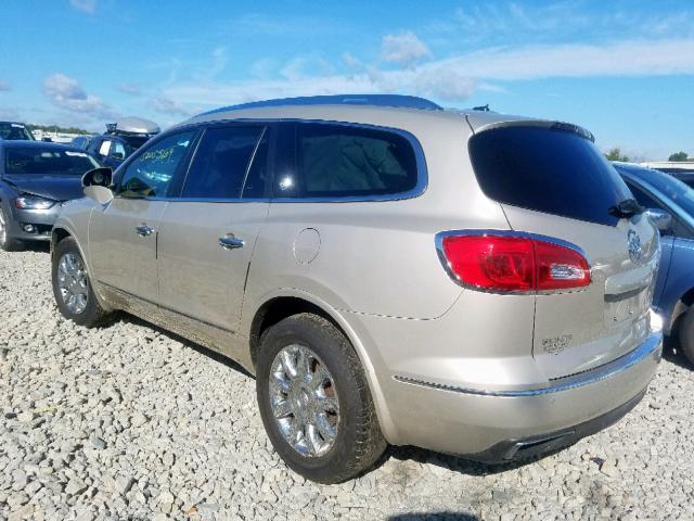 5GAKVCKD5DJ220540 - 2013 BUICK ENCLAVE GOLD photo 3