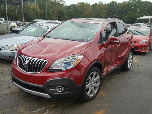 KL4CJDSBXFB244777 - 2015 BUICK ENCORE PRE RED photo 2