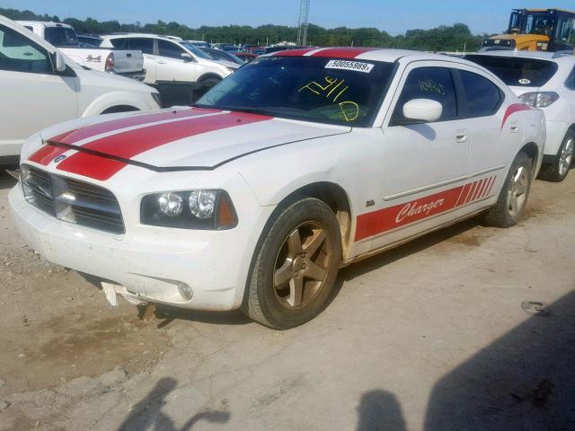 2B3CA3CV6AH256161 - 2010 DODGE CHARGER SX WHITE photo 2