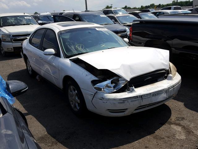 1FAFP56U55A293933 - 2005 FORD TAURUS SEL WHITE photo 1