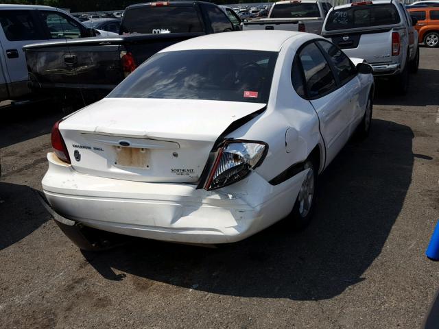 1FAFP56U55A293933 - 2005 FORD TAURUS SEL WHITE photo 4