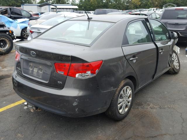 KNAFU4A26B5381006 - 2011 KIA FORTE EX BROWN photo 4