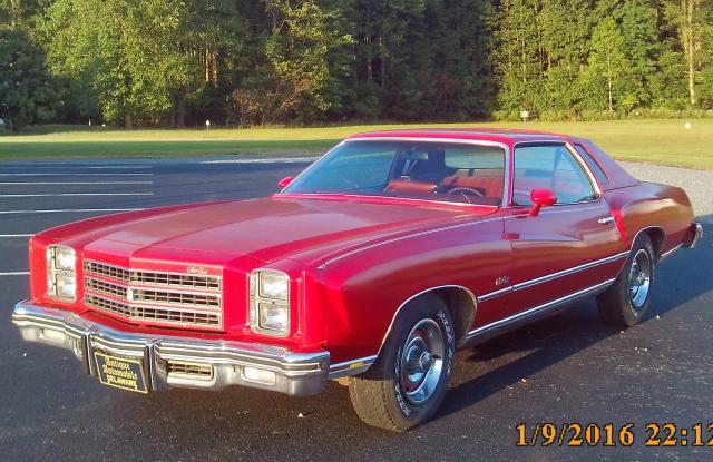 1H57V6D505580 - 1976 CHEVROLET MONTE CARL წითელი ფოტო 1