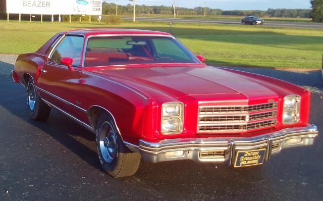 1H57V6D505580 - 1976 CHEVROLET MONTE CARL წითელი ფოტო 2
