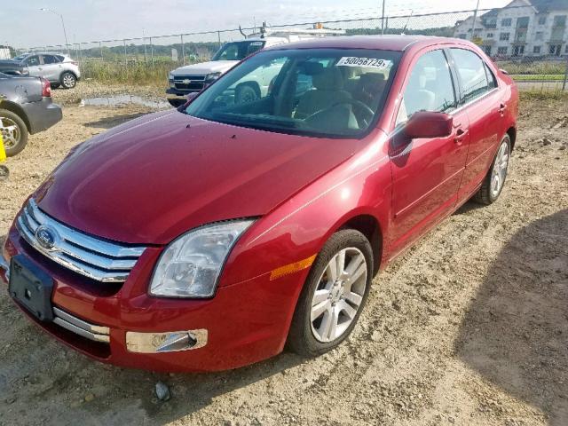 3FAHP08138R220634 - 2008 FORD FUSION SEL RED photo 2
