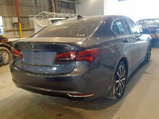 19UUB2F5XGA001284 - 2016 ACURA TLX TECH GRAY photo 4