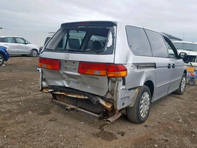 5FNRL18533B047615 - 2003 HONDA ODYSSEY LX SILVER photo 4