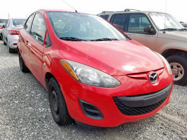 JM1DE1HYXB0130017 - 2011 MAZDA MAZDA2 RED photo 1