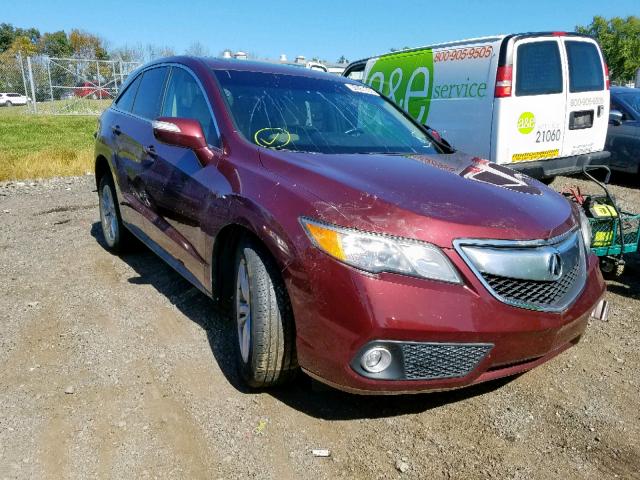 5J8TB4H56DL008026 - 2013 ACURA RDX TECHNO MAROON photo 1