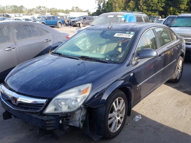 1G8ZS57N97F210906 - 2007 SATURN AURA XE BLUE photo 2