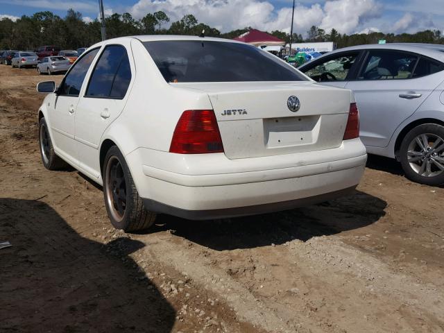 3VWSK69M93M032598 - 2003 VOLKSWAGEN JETTA GLS WHITE photo 3