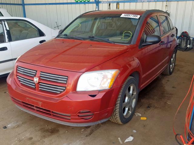 1B3HB28B77D503849 - 2007 DODGE CALIBER RED photo 2