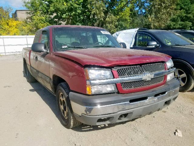 2GCEC19T741358772 - 2004 CHEVROLET SILVERADO BURGUNDY photo 1