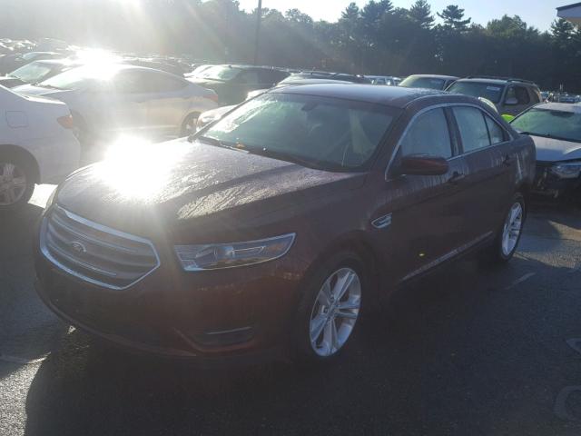 1FAHP2E82FG103838 - 2015 FORD TAURUS SEL BURGUNDY photo 2