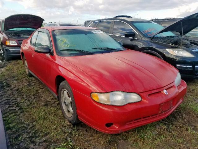 2G1WW12E659186298 - 2005 CHEVROLET MONTE CARL წითელი ფოტო 1