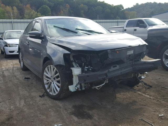 3VWGZ7AJXBM373919 - 2011 VOLKSWAGEN JETTA SEL GRAY photo 1