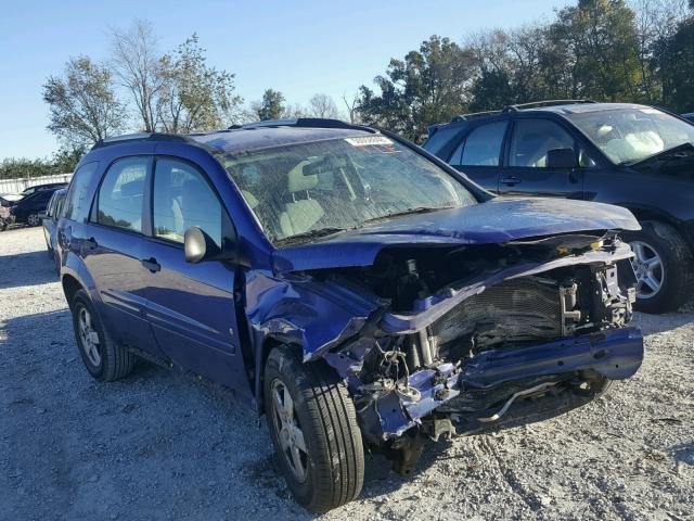 2CNDL23F076106160 - 2007 CHEVROLET EQUINOX LS BLUE photo 1