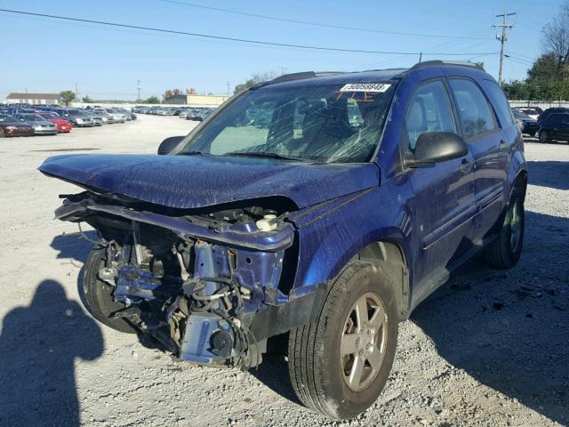 2CNDL23F076106160 - 2007 CHEVROLET EQUINOX LS BLUE photo 2