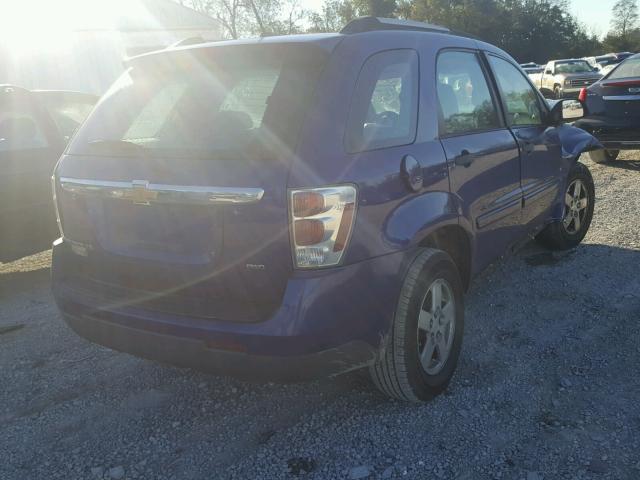 2CNDL23F076106160 - 2007 CHEVROLET EQUINOX LS BLUE photo 4