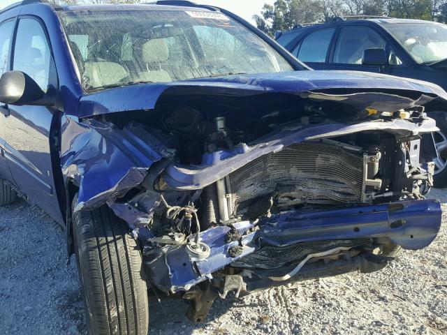 2CNDL23F076106160 - 2007 CHEVROLET EQUINOX LS BLUE photo 9