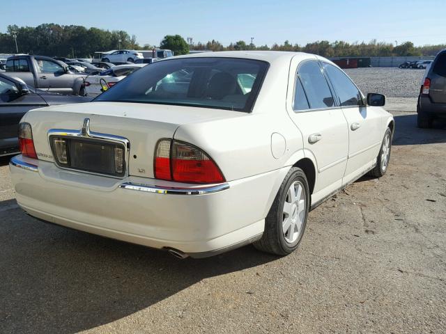 1LNHM86S55Y600418 - 2005 LINCOLN LS WHITE photo 4