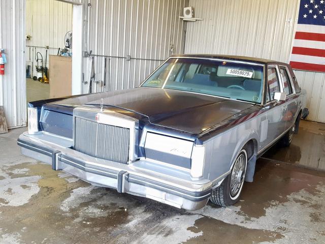 1MRBP99F0DY621484 - 1983 LINCOLN MARK VI BLUE photo 2