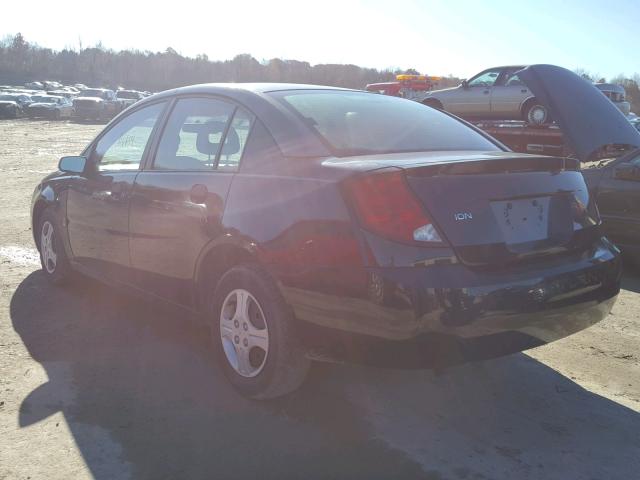1G8AG52F43Z155417 - 2003 SATURN ION LEVEL BLACK photo 3