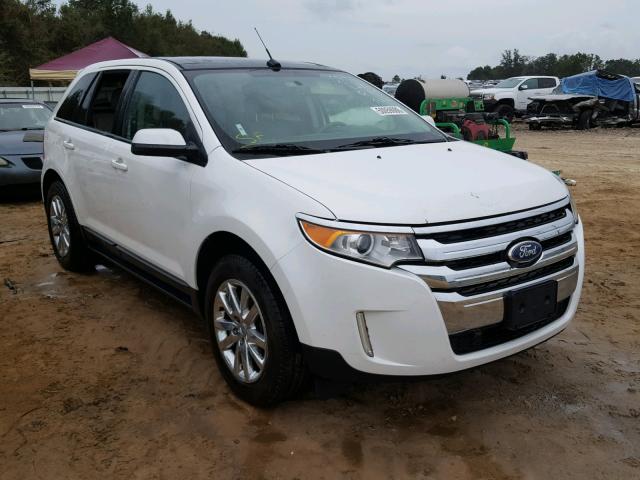 2FMDK3J93CBA55390 - 2012 FORD EDGE SEL WHITE photo 1