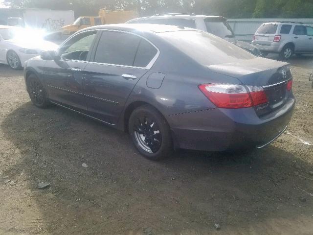 1HGCR2F8XEA009626 - 2014 HONDA ACCORD EXL GRAY photo 3