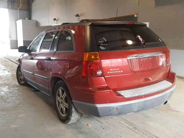 2A8GF48X98R653328 - 2008 CHRYSLER PACIFICA L RED photo 3