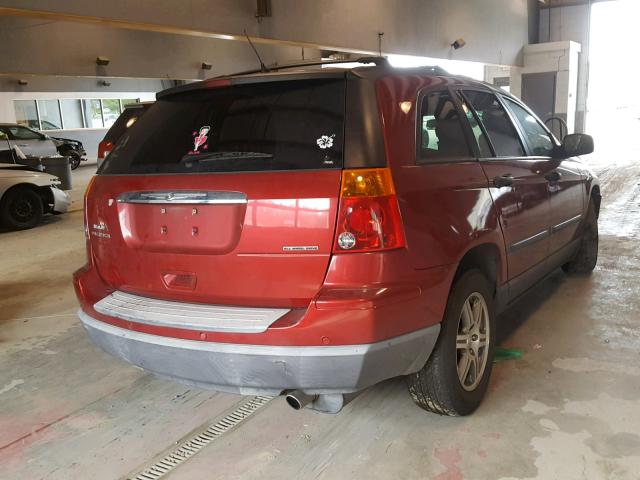 2A8GF48X98R653328 - 2008 CHRYSLER PACIFICA L RED photo 4