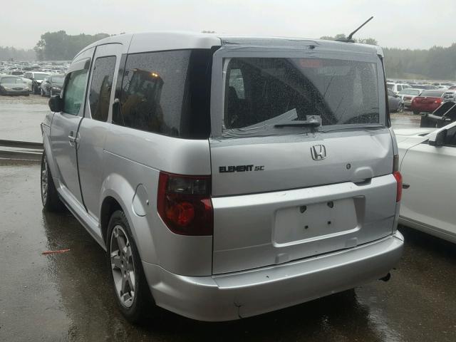 5J6YH18968L001825 - 2008 HONDA ELEMENT SC SILVER photo 3