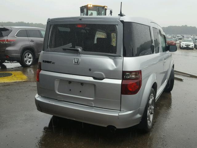 5J6YH18968L001825 - 2008 HONDA ELEMENT SC SILVER photo 4