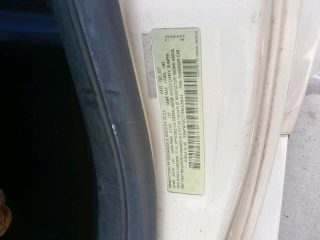 3VWPW31C77M513841 - 2007 VOLKSWAGEN NEW BEETLE კრემისფერი ფოტო 10