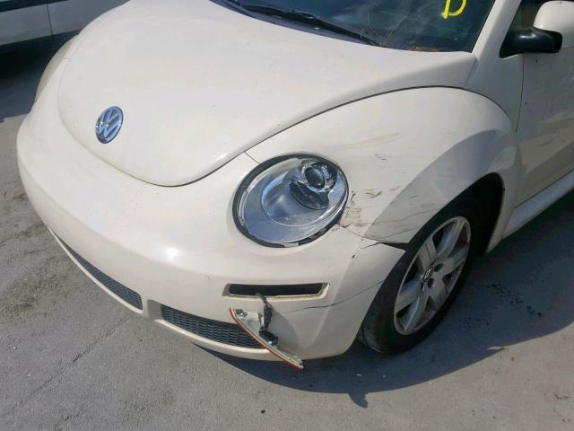 3VWPW31C77M513841 - 2007 VOLKSWAGEN NEW BEETLE კრემისფერი ფოტო 9